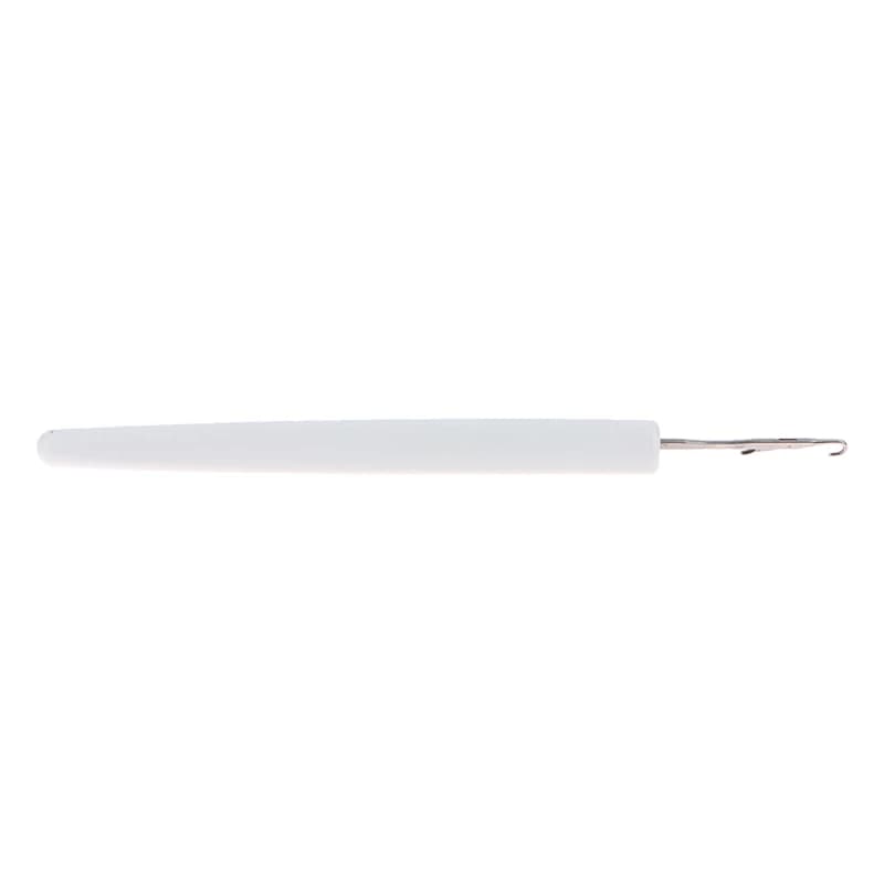 Nuova Offerta: 1 Pezzo di Strumento per Uncinetto Bianco per Tutte le Macchine per Maglieria Standard da 4,5mm, Utensile per Tessitura e Cucito, 14cm
