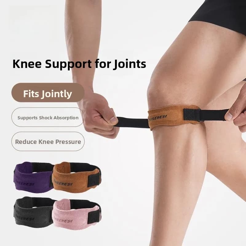 Ginocchiera Sportiva Professionale da Donna per Badminton, Salto con Corda, Corsa, Protezione Rotula in Pelle da Uomo