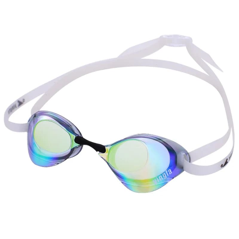Professional Swimming Eyelets from Competition with Cromate Lenses in Mirror, Without Gasket, Ergonomics for Men and Women, for Gare and Training