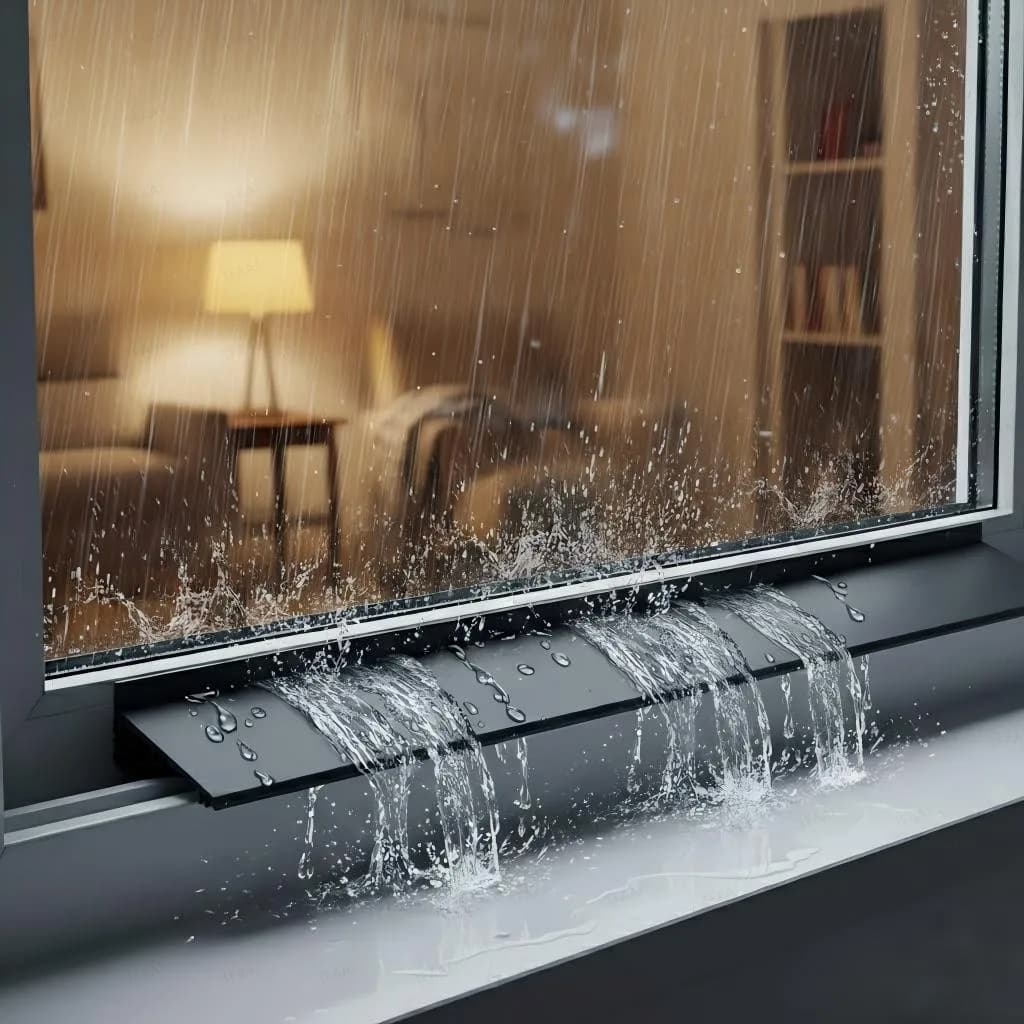 Striscia di tenuta antivento da 1,1 m Strisce di fissaggio dell'acqua per finestre in TPE Striscia meteorologica per finestre scorrevoli resistente al calore e al freddo Installazione semplice