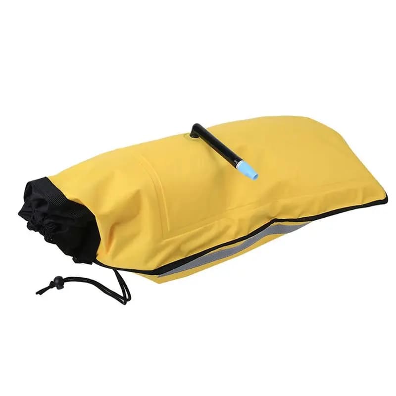 Galleggiante per Pagaia ABHS-Kayak in Nylon, Galleggiante di Salvataggio Gonfiabile, Borsa Galleggiante per Canoa Kayak Seayak