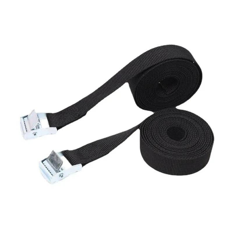 2pcs 5M Strong Ratchet Belt Car Tension Rope Tie down Strap Luggage Bag Cargo Lashing Strap for Truck Motorcycle Bike Boat