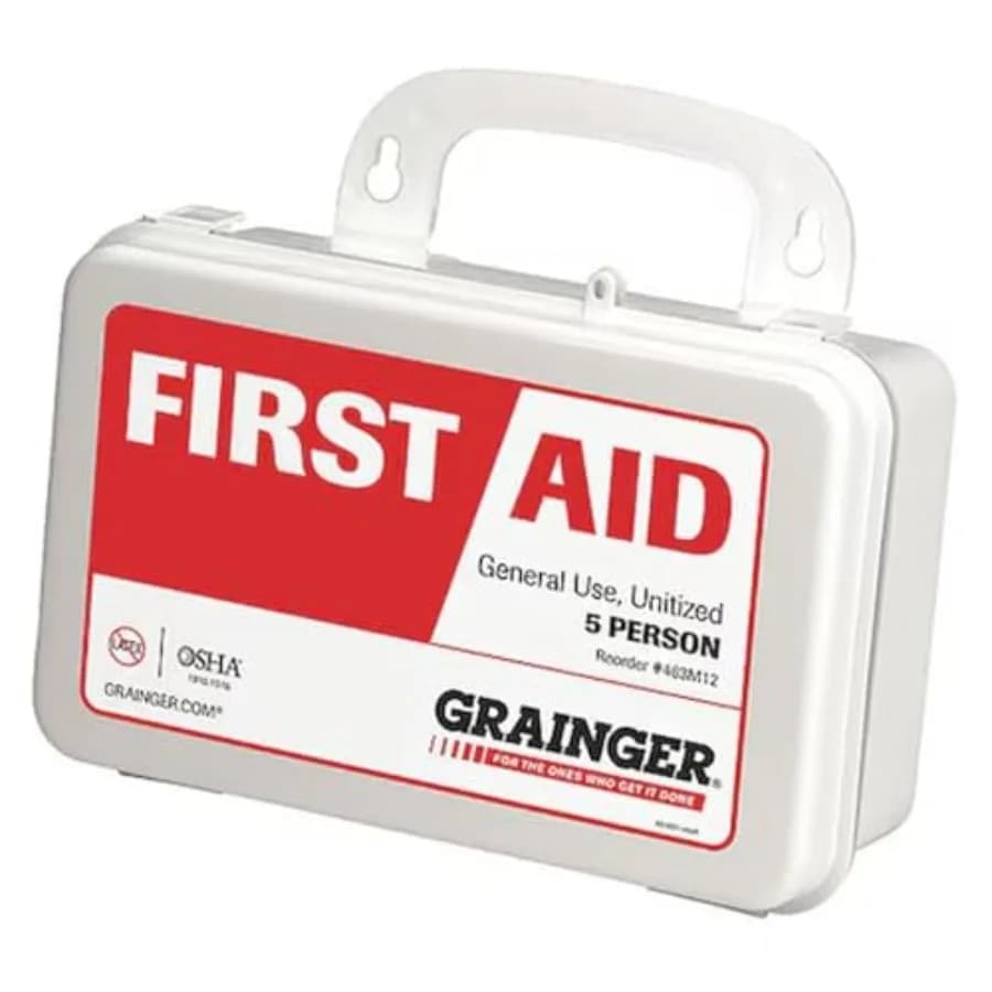 Kit di pronto soccorso con custodia, 71 pezzi, 3x5, WHT