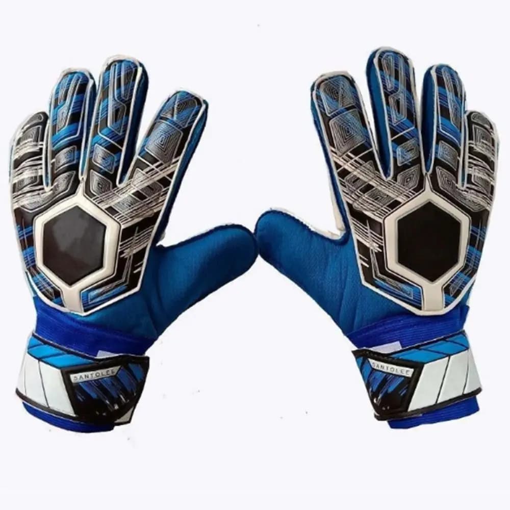 Guanti da Portiere con Protezione per le Dita, Antiscivolo, Resistenti all'Usura, in Lattice, Guanti da Calcio Durevoli