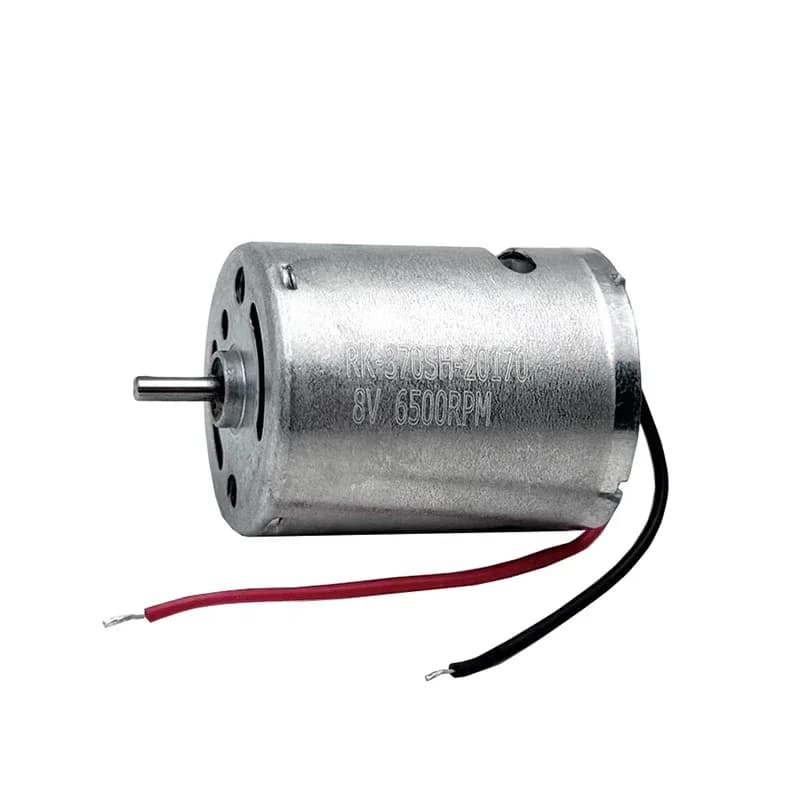 RK-370SH-20170 Mini 370 motore DC 5V 6V 8V 12V 9600RPM Micro 24mm motore elettrico rotondo a spazzole di carbone fai da te Hobby Toy Fan Model