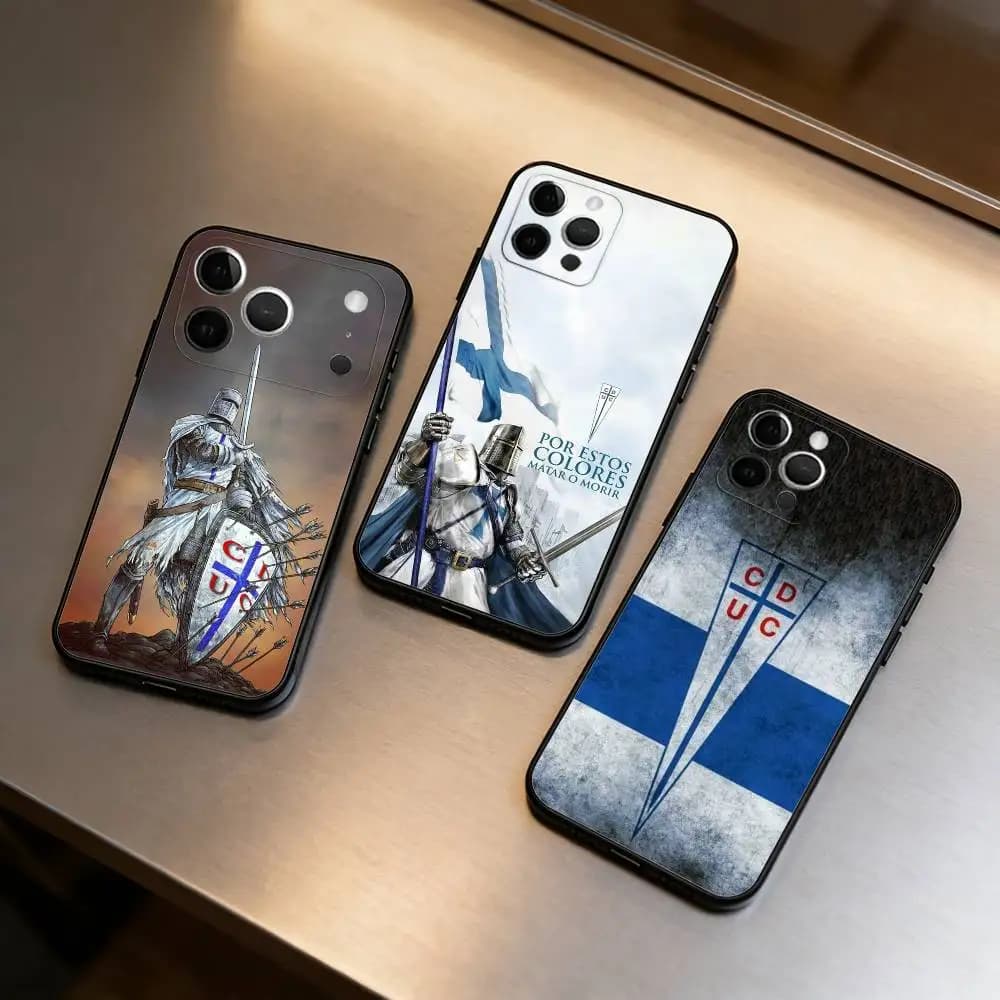 Cover per iPhone U-Universidad C-Catolica 1937 in morbido silicone nero per modelli 17, 16, 15, 14, 13, 12, 11 Plus, Pro Max