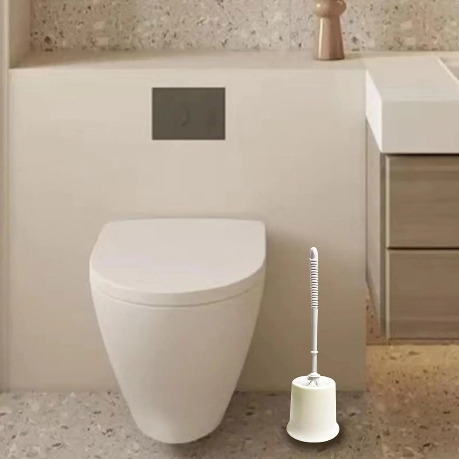 Scatola di sicurezza per denaro antifurto con scomparto segreto, divertente portaoggetti a forma di spazzola per WC per chiavi, portafoglio, orologio, gioielli