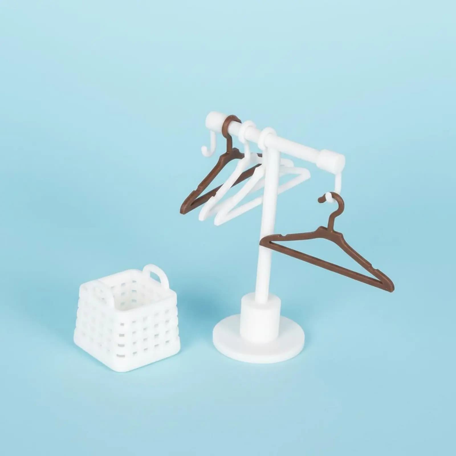 Set di Appendiabiti in Miniatura Fai-da-Te per Bambole, per Hobbisti e Scenari in Miniatura