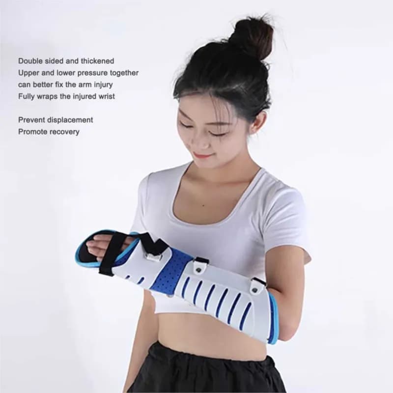 Braccio portatile Fix Sling Fodera morbida Supporto Tracolla Tutore Immobilizzatore Polso Gomito Avambraccio Tutore Cinghia Prevenire lo spostamento