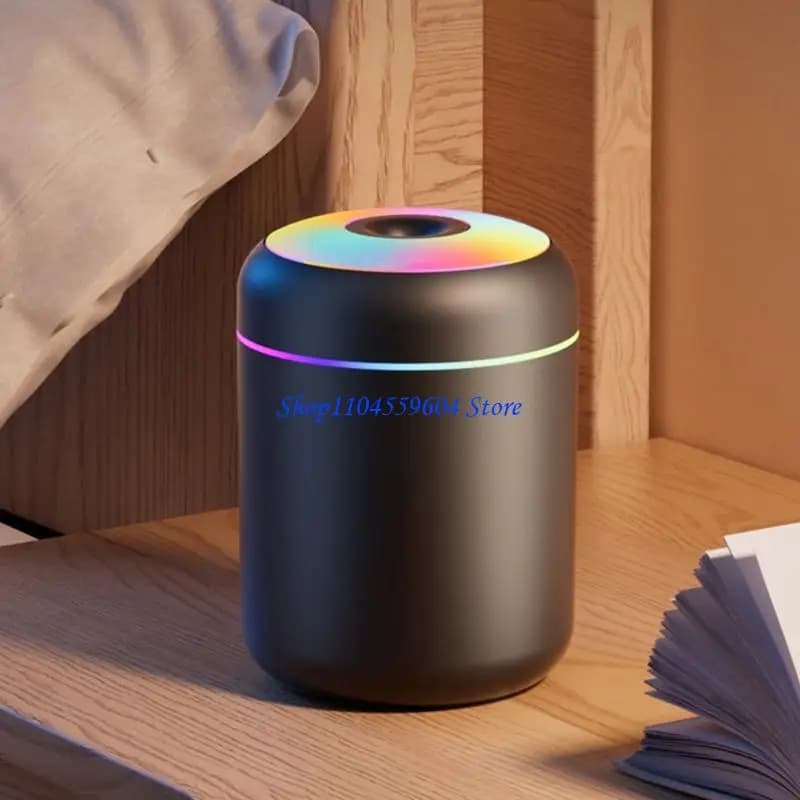 Umidificatore miniaturizzato ricaricabile da 12 QM, funzionamento tramite USB, leggero, adatto per veicoli, casa, ufficio, da