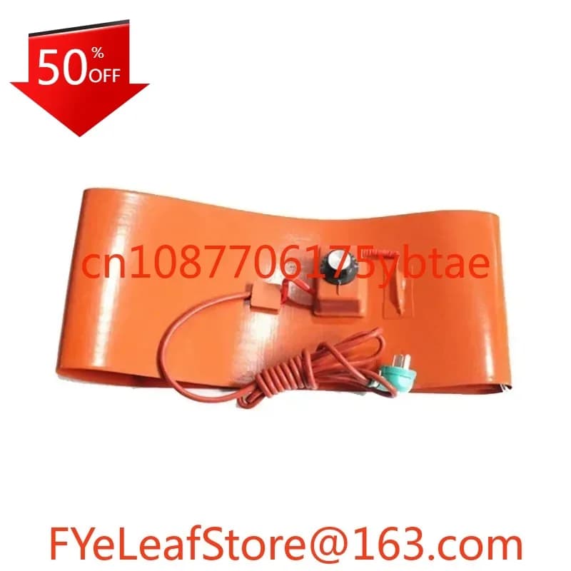 208L 1200W Fascia in silicone Coperta per tamburo Riscaldamento in metallo Barile di olio Riscaldatore per barile di burro di miele