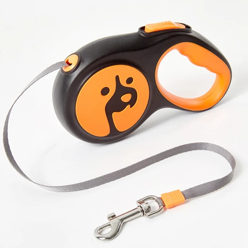 Guinzaglio retrattile 3M per cani, per viaggi all'aperto, passeggiate, escursioni, con imbracatura automatica, in nylon resistente, per cani di piccola taglia.