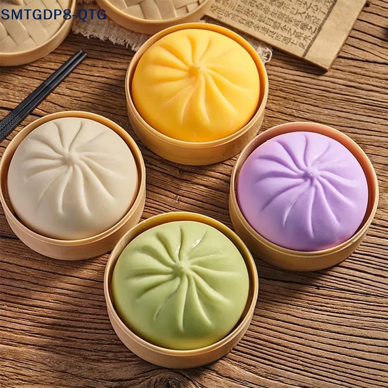 Offerta imperdibile: Giocattolo antistress gigante a forma di raviolo, simulazione di panino al vapore, morbido e decomprimibile