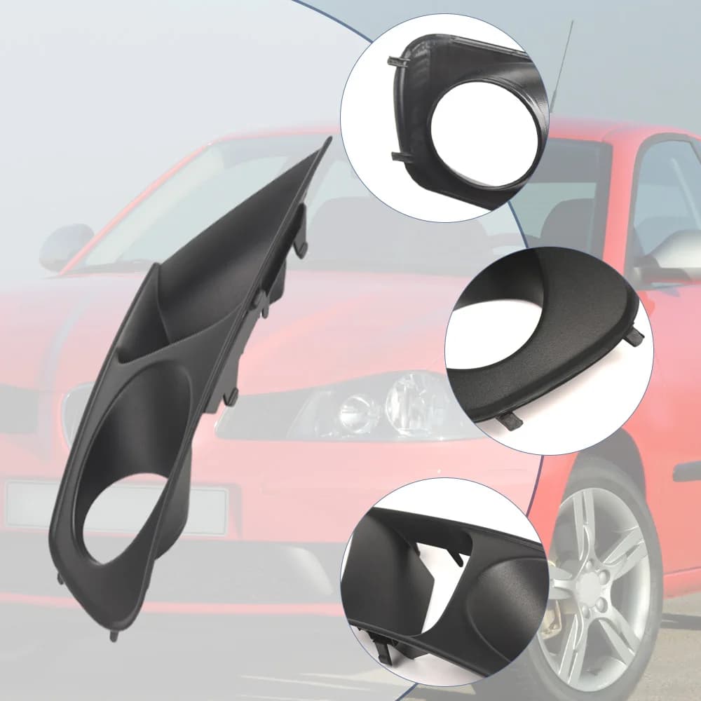For SEAT Ibiza 6L 2002 2004 2005 Frame Grid Fendinebbia Front Cover Lamp 6L0853665N 6L0853666