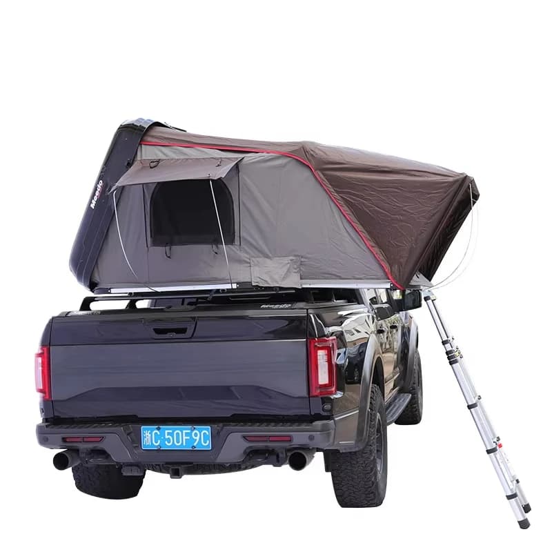 Tenda da Tetto per Auto Automatica con Guscio Rigido, Nuovo Design 2022, Impermeabile in ABS per Campeggio 4WD