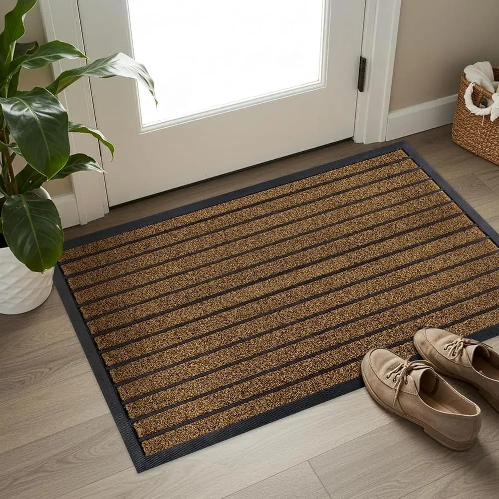 Existing Door Mat - Exterior and Interior Anti-slip Carpets - Low Profile Entry Mat (47 x 32, B)