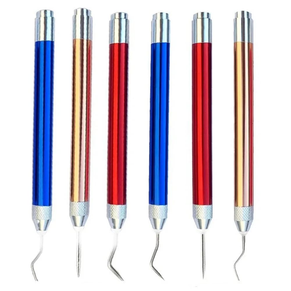 1Pc Kit di diserbo in vinile portatile con ganci strumento di diserbo in vinile a LED palmare Iron-on Project Cutter rimozione della carta in vinile con luce