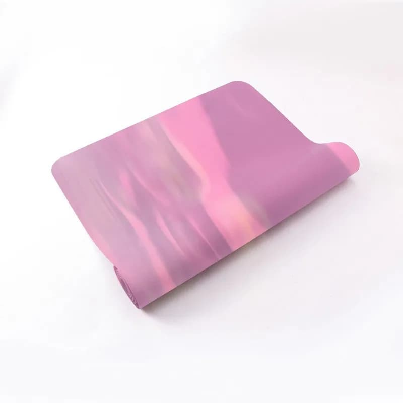 Set of yoga mats for luxury home on two sides Ball mat for silent exercises in 5 mm natural non-slip rubber with PU 11 material