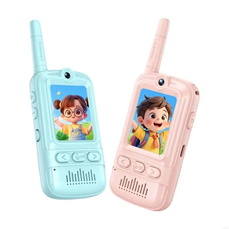 Walkie-talkie elettrico Y88D per bambini e bambine con dispositivo comunicazione a lunga