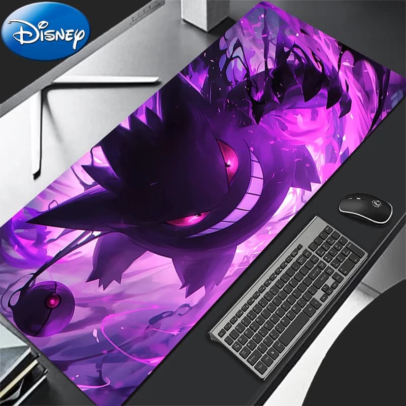 Tappetino per mouse 90x40 cm P-Pokemon Gengar Gamers Decoracion Gamer Desk Mat Mousepad Laptop Gaming Accessori Varmilo Tappeto per tastiera
