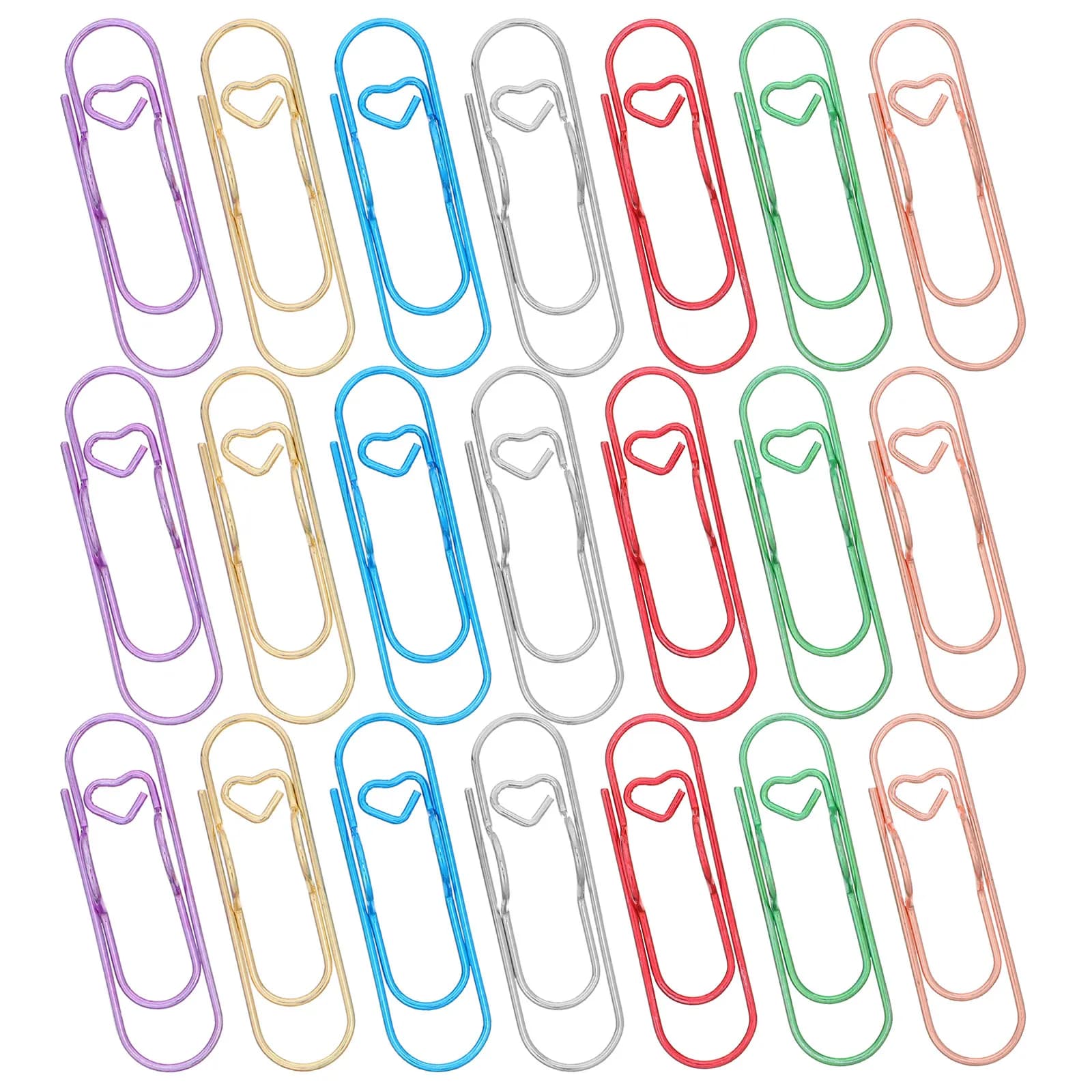 70Pcs Decorative Metal Pen Clips Notebook Paperclip Holder for Journals Planners Diaries Office School Home Use Metal Pen Holder