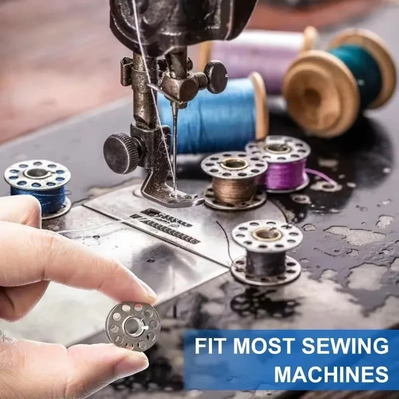 10-100 Pezzi Bobine in Metallo per Macchine da Cucire, Ricambi per Singer, Brother, Janome, Accessori per Macchine da Cucire Artigianali