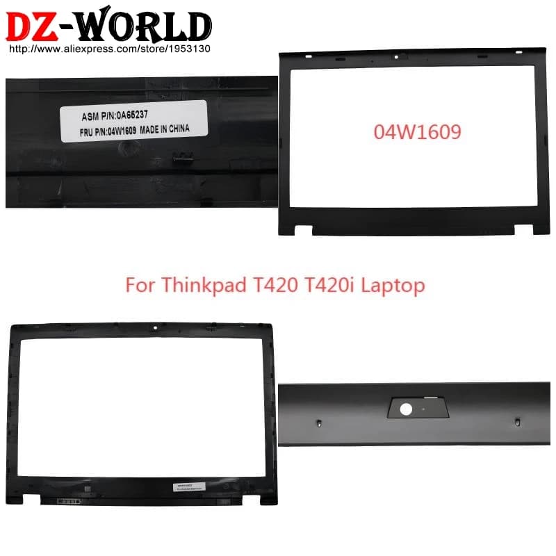 Custodia a conchiglia per cornice frontale con cornice LCD per laptop Lenovo ThinkPad T420 T420i 04W1609