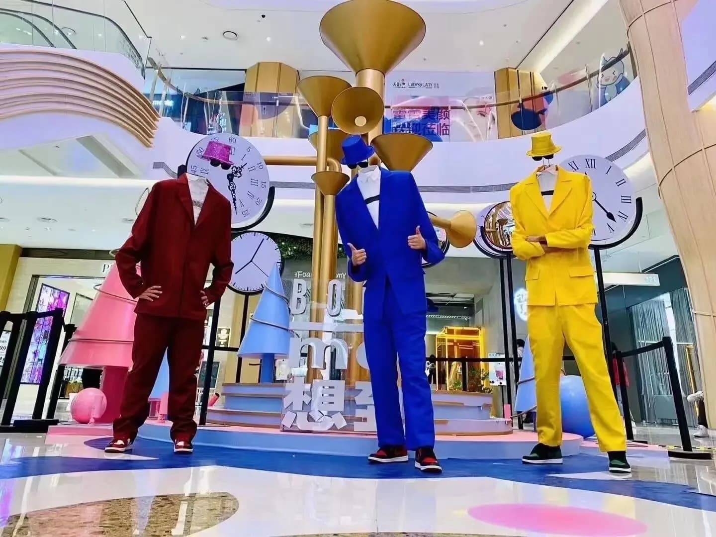Costume da uomo senza testa, vestito da spettacolo speciale, discoteca per adulti, vestito da ballo, spettacolo di scena, costume da bambola cosplay