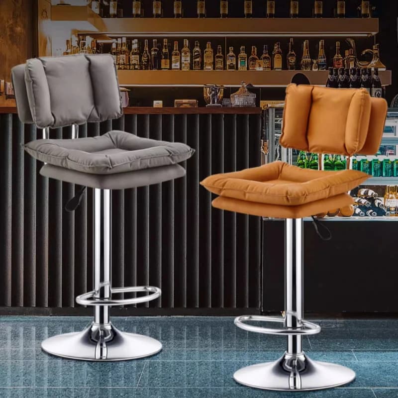 Sgabello da bar INS, sedia girevole ergonomica regolabile in altezza, sedia da ufficio imbottita, sgabello alto per salone e cassiere