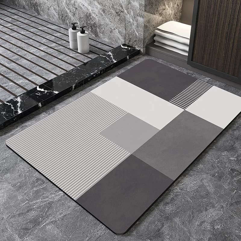 Nordic geometrico diatomea tappetino da bagno bagno tappetini super assorbenti antiscivolo WC ad asciugatura rapida doccia WC tappeti zerbino