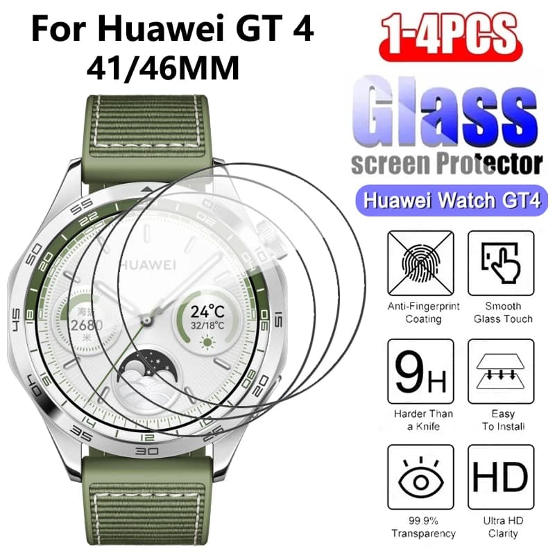 Pellicola in vetro temperato HD per Huawei Watch GT 4 46MM protezione schermo in vetro protettivo per Huawei GT 4 41MM pellicola in vetro antigraffio