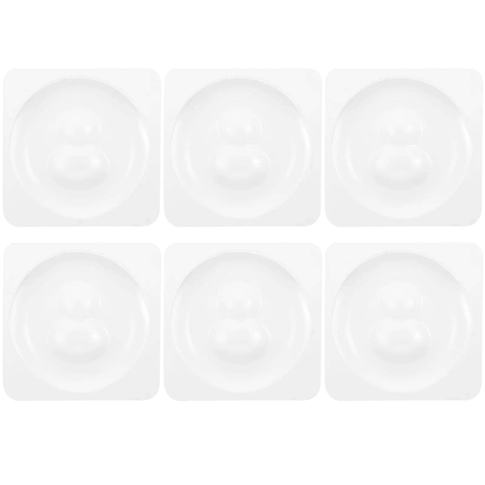 1Set Transparent Door Handle Bumpers Wall Protector Silicone Self Adhesive Door Stopper Sound Dampening Pads for Furniture