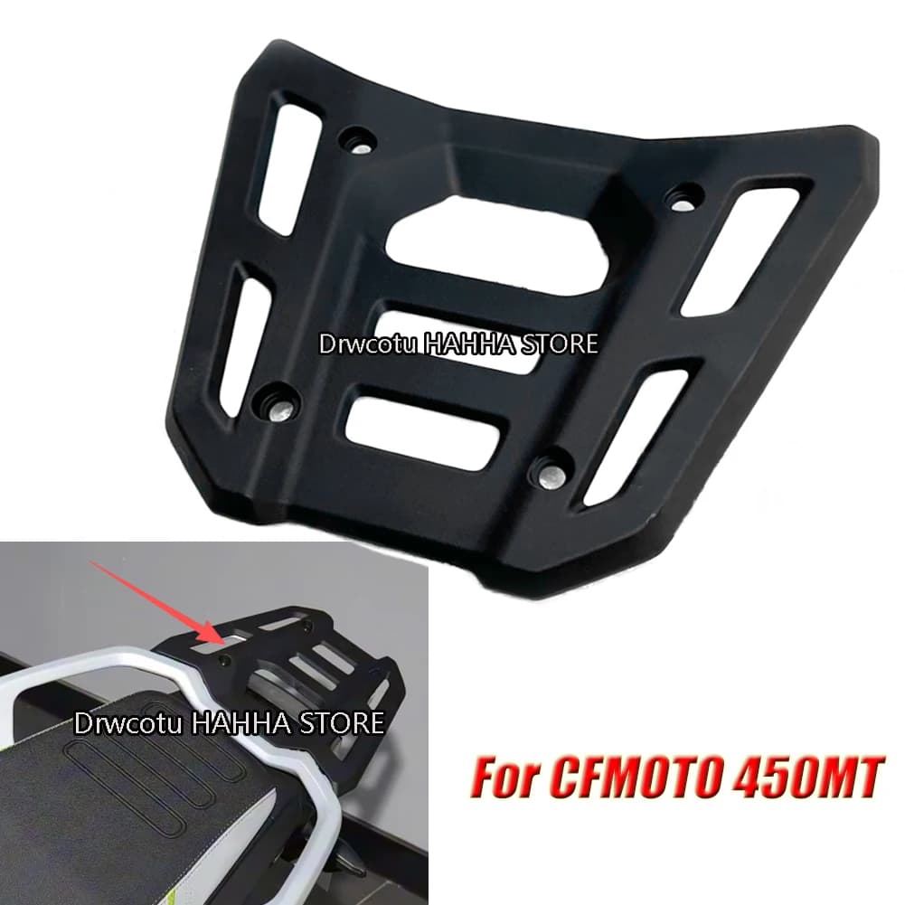 Per CFMOTO 450MT Sedile per moto Mensola Scatola di coda Piastra inferiore Cargo Portapacchi in plastica Staffa Portapacchi Supporto Scaffale