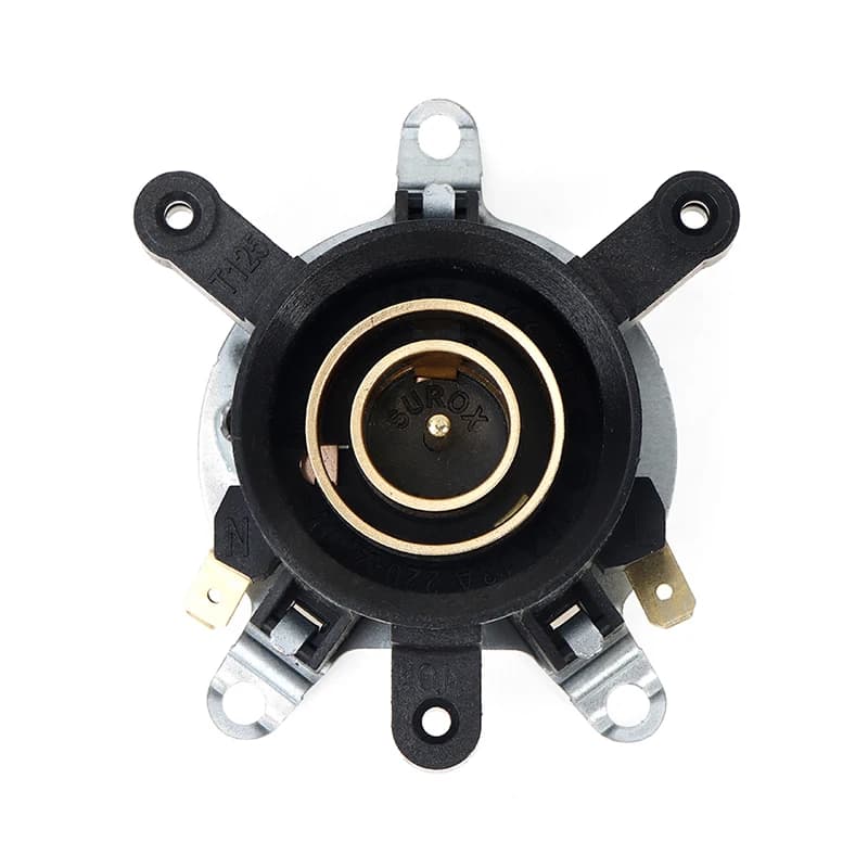 SN Set da 2 Pezzi Accessori per Bollitore Elettrico in Metallo, Base Termostato, Connettore Interruttore Temperatura