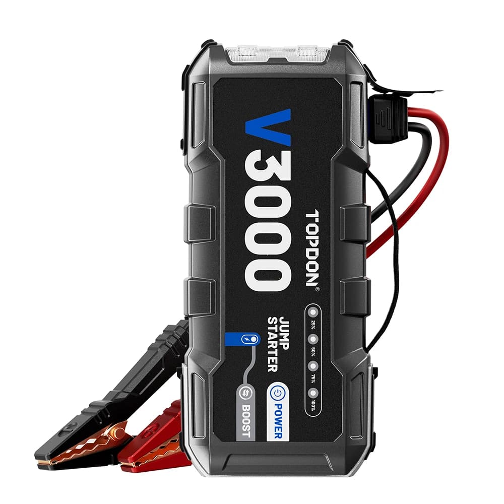 V3000 24000mAh 3000 Amp Auto 12/24V Batteria per auto portatile Avviatore di emergenza per auto multifunzionale con Power Bank