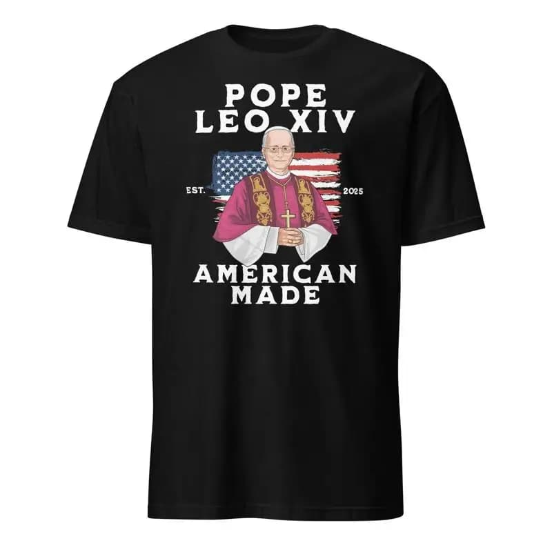 Pope Leo Xiv T Shirt First American Chicago Size S 3Xl