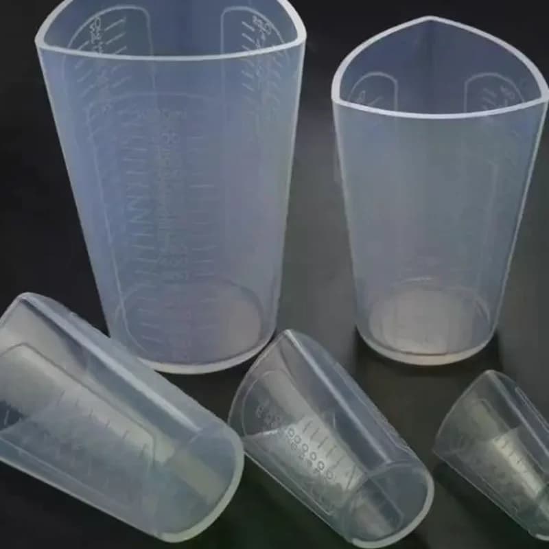 50ML-1000ML Silicone Triangle Graduated Measuring Cup Liquid Container Epoxy Resin Making Tools Accessories Silicone Molds
