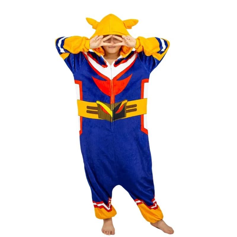 Nuovo 2025 My Hero Academia All Might Costume Cosplay Accappatoio Tuta blu Pigiama anime ❤ ★ ♥ ♡