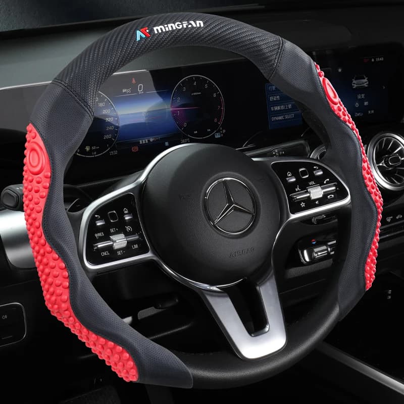 Coprivolante per auto con particelle massaggianti stile cassetta MF28 per il Nuovo Anno 2025