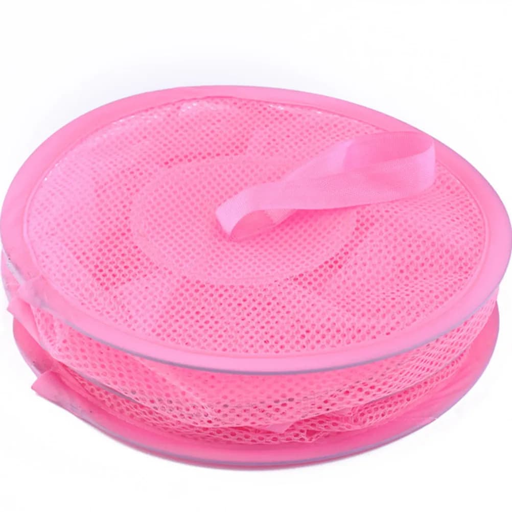Hanging Storage Organizer Bag 3 Compartments Foldable Portable Mesh Hanging Storage for Hall Bathroom Bedroom Laundry Clothes