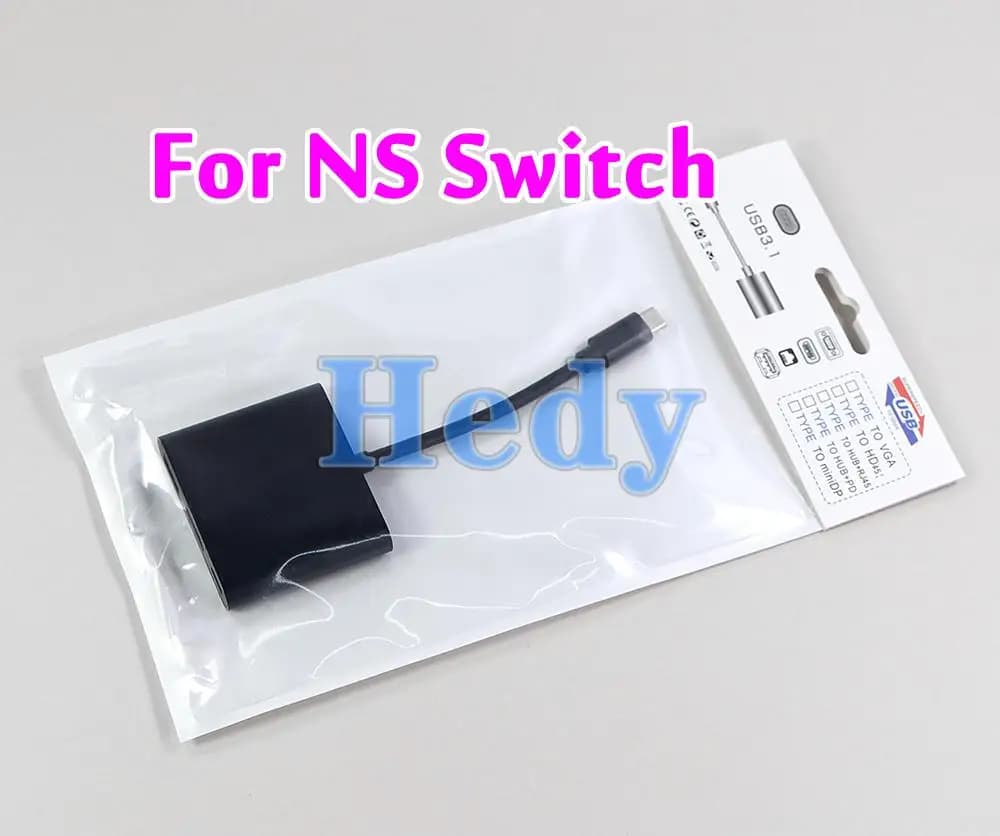 Cable 3 in 1 from Type-C to HDMI 4K for NS Switch, Converter Adapter USB HUB, PC expansion Splitter