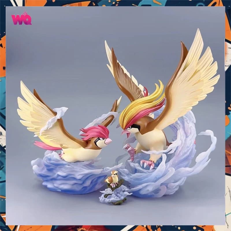 New 1/20 Pidgeot Pidgey Anime Figures Pidgeotto Figurine PVC Statue Collection Room Decoration Model Custom Toys Gifts
