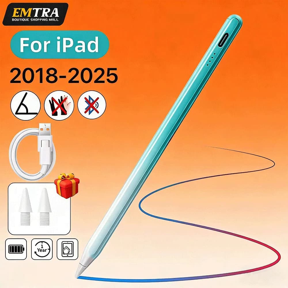 Per Apple Pencil 2 1 Palm Rejection Power Display iPad Accessorie 2018-2025 Air Mini Stylus Pen Funziona senza Bluetooth