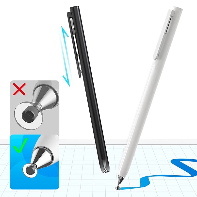 2 In 1 Press Type Stylus Pen Magnetic Touch Screen Pencil Universal For Android iOS Tablet Phone Pencil For iPad Xiaomi Samsung