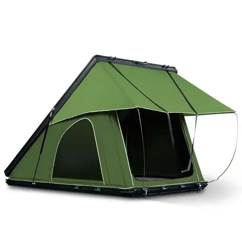 Tenda triangolare SUV da campeggio in lega di alluminio pieghevole ultrasottile impermeabile per tour autonomo all'aperto