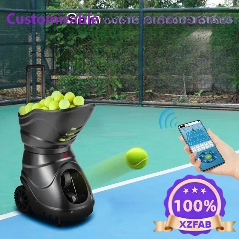 Factory Direct 2026 S4015A tennis coach robot ball machine trade tennis ball launcher gun with APP control and RemoteHOT SALES
