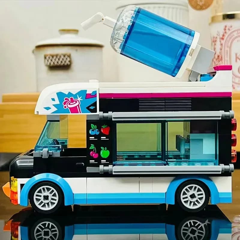 Set di Mattoncini Compatibili Serie City, Blocchi da Costruzione, Veicolo Pinguino, Giocattoli da Assemblare per Bambini, Regalo 60384