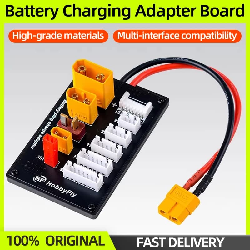 Scheda di ricarica parallela per batterie Lipo 2-6S con connettori XT60/XT30/XT90/JST/T per caricabatterie IMAX B6/B6AC ISDT