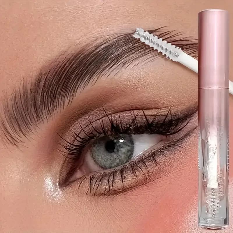 Gel per sopracciglia modellante 3DStereo, impermeabile a lunga durata, asciugatura rapida, gel modellante per sopracciglia dall'aspetto naturale con trucco gel applicatore pennello