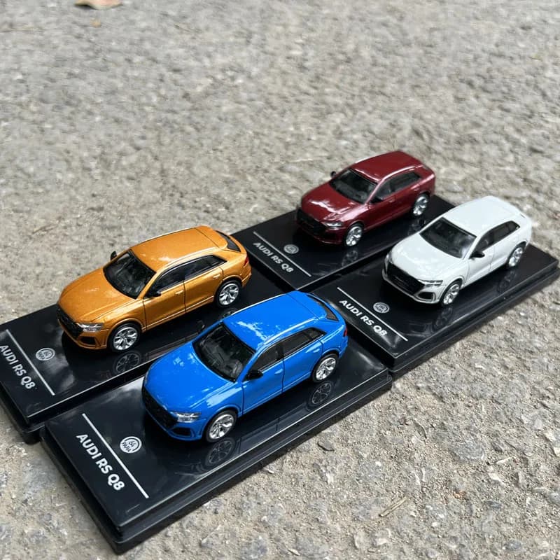 Modello originale 1:64 di Paragon,AUDI RS Q8, modello di auto in lega per display, regali e collezioni